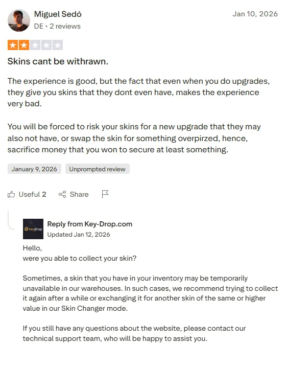 Key-Drop: 2-star review